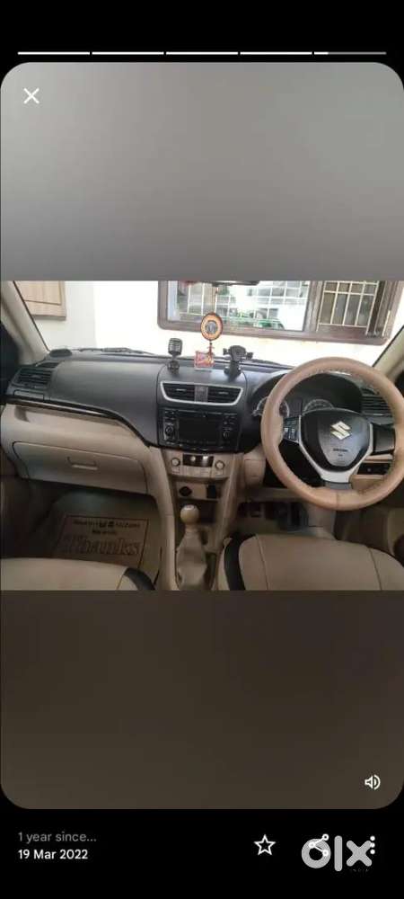 Maruti Suzuki Dzire 2012 Top Model