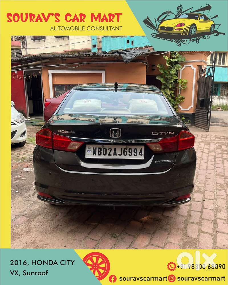 Honda City I Vtec Vx Option, 2016, Petrol