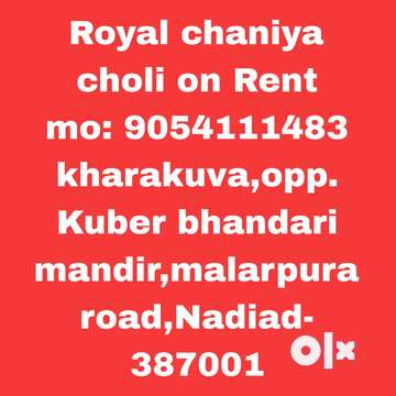 Royal chaniya Choli on rent. Women 1787841402