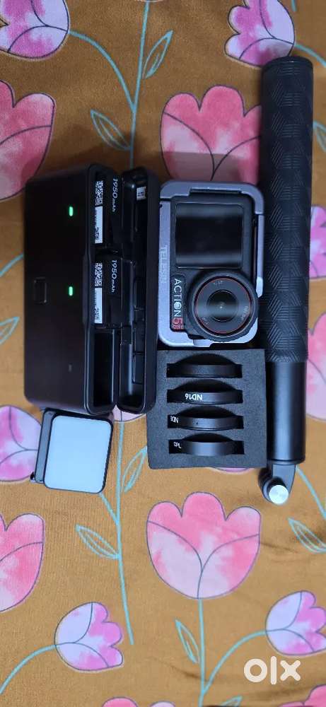 DJI Osmo Action 5 Pro Adventure Combo + Digitek DWM-101+ TELESIN Lens