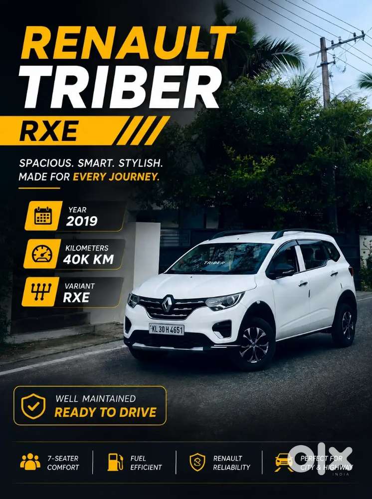 Renault Triber 2019 Petrol Well Maintained