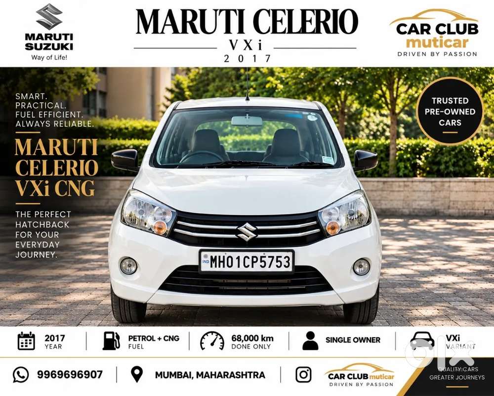 Maruti Suzuki Celerio Cng Vxi Optional, 2017, Cng & Hybrids