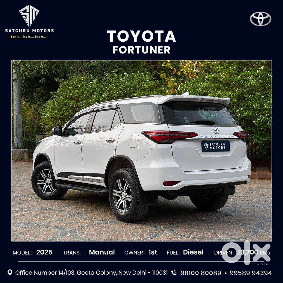 Toyota Fortuner 4x2 Mt 2.8 Diesel, 2025, Diesel