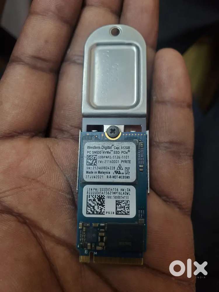 WD 512gb nvme m.2