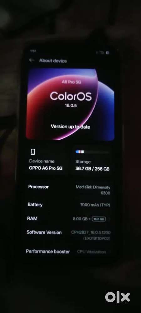 Oppo A6pro 5g 10day old 8/256gb