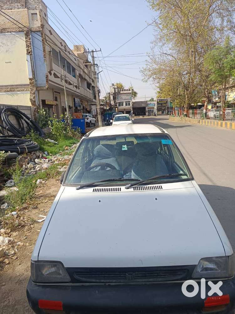 Maruti 800 Car 2002 Model White Rj13 No For Sale.