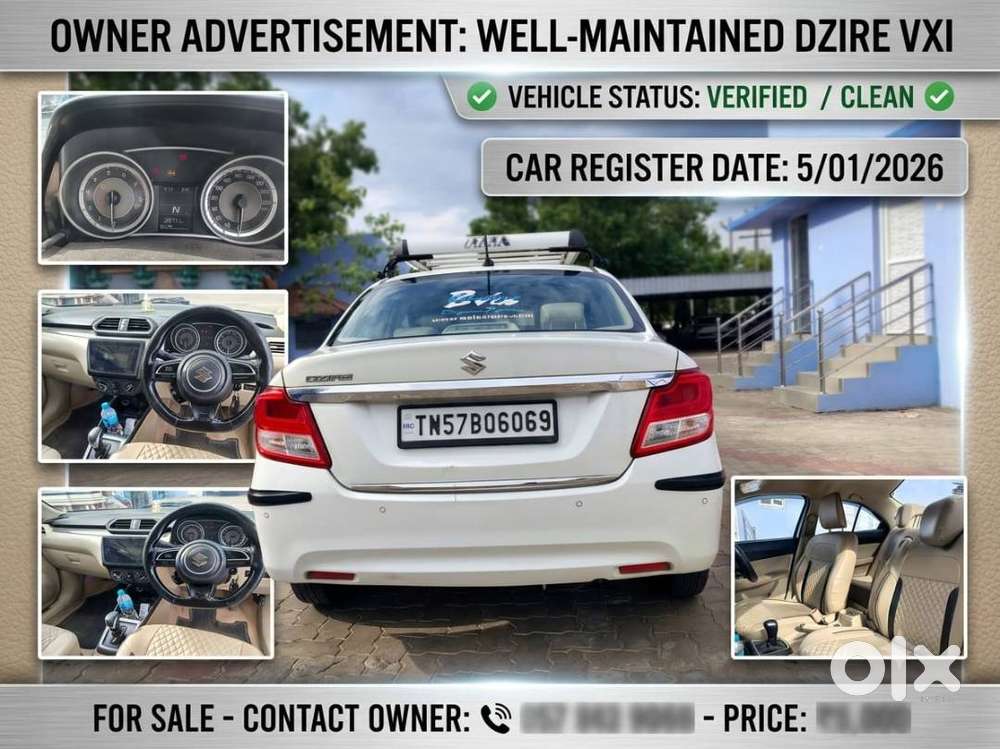Suzuki - Swift Dzire - 2022 Model - Single Handed - Well Maintained