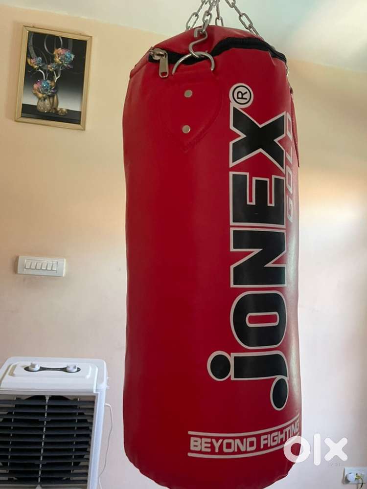 JJ JONEX GOLD BOXING BAG NEW DAY OLD Gym Fitness 1816170085