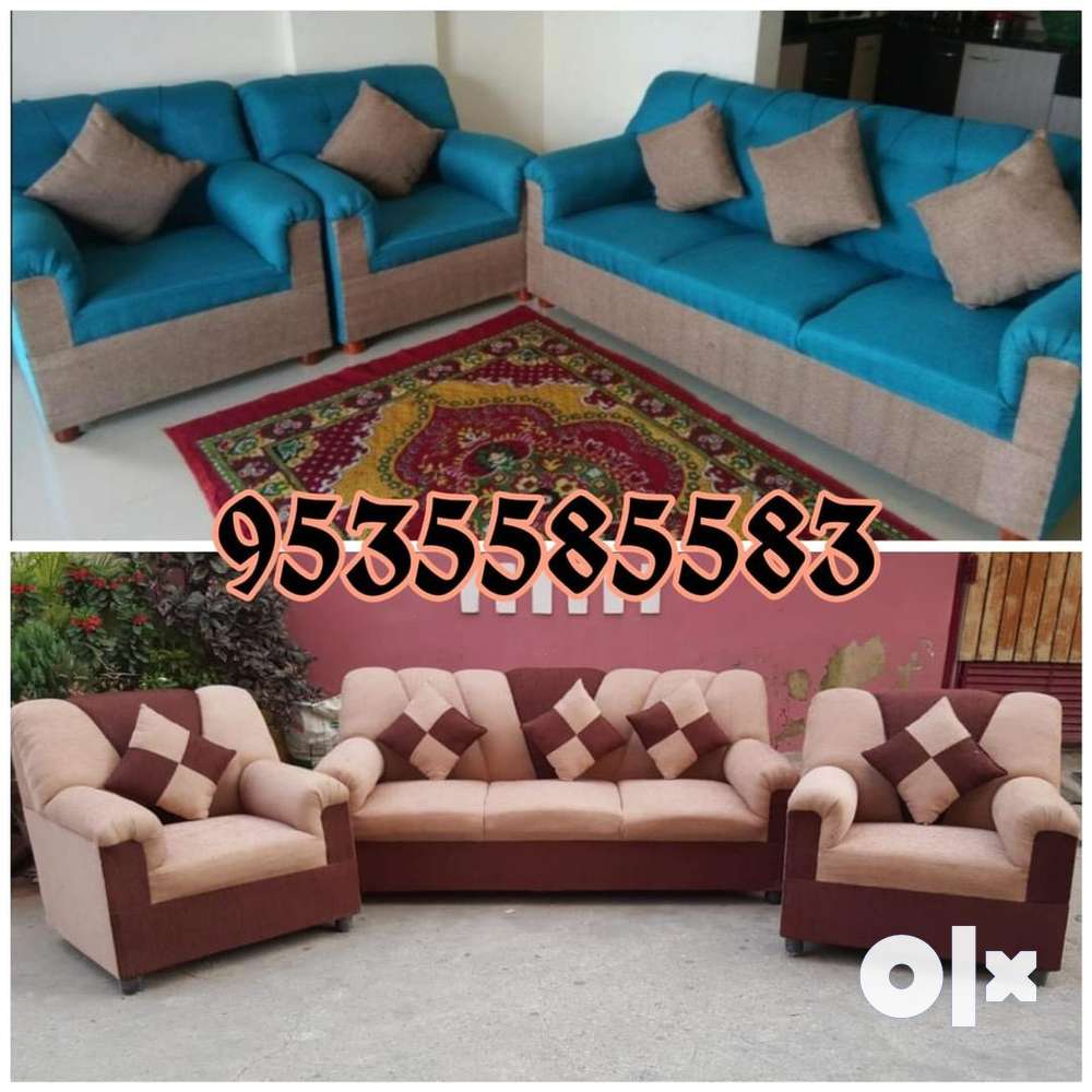 Wood sofa deals set with foam