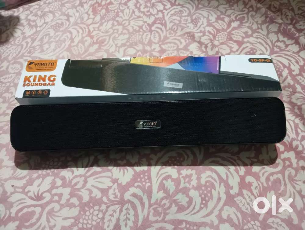 Sound bar with bass