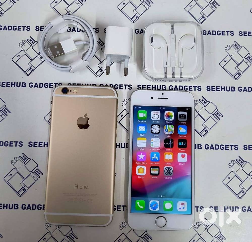 new apple iphone 6 16gb with all accesories and warrantty and bill box