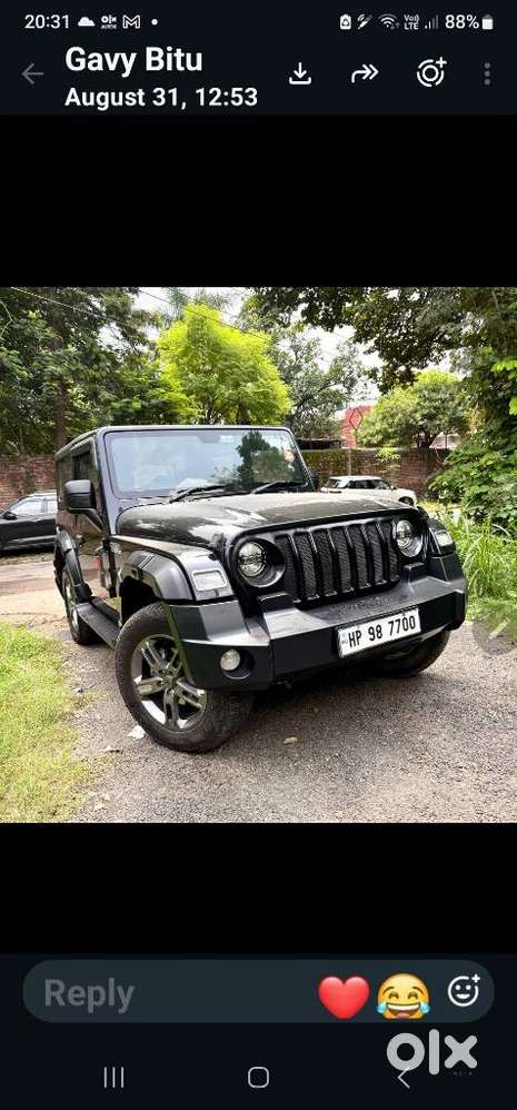 Mahindra Thar Lx D At 4wd Ht, 2021, Diesel