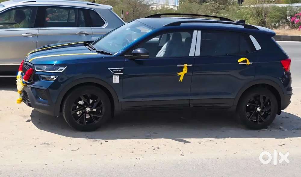 Skoda Kushaq Lava Blue Edition Sportline Varient
