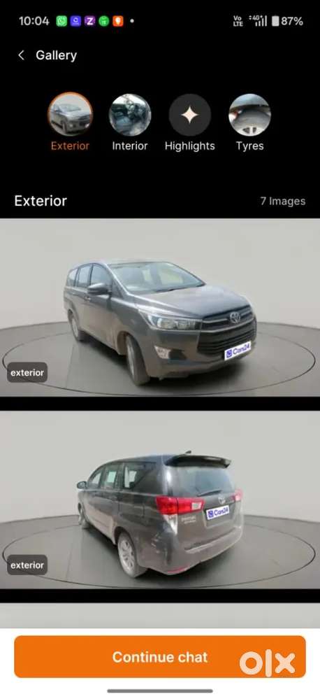 Toyota Innova Crysta 2019 Diesel 93000 Km Driven