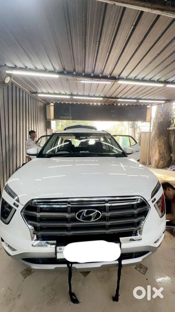 Hyundai Creta Sx At 2021 Diesel Car Showroom Condition