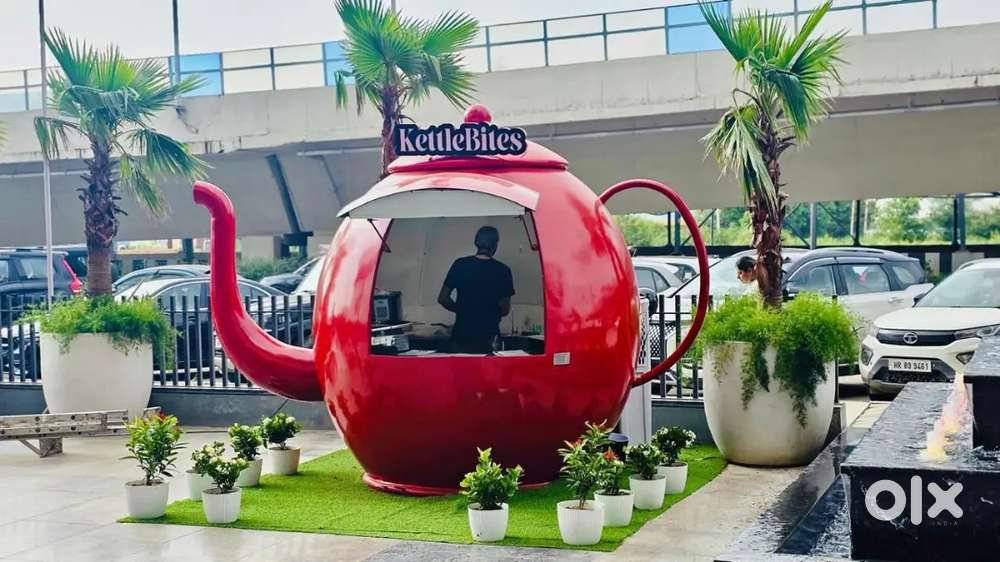 Kettle shape Kiosk