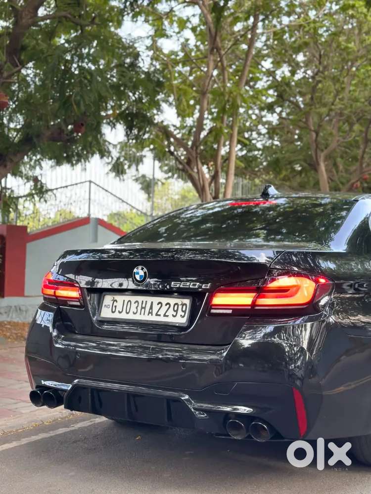 Bmw 520d Black Colour Convert New Shape Showroom Condition Car
