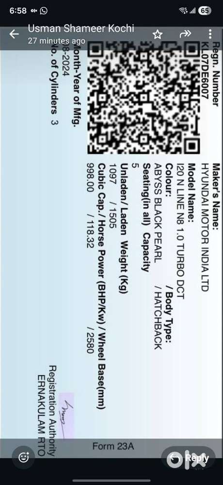 Hyundai I20 N Line 1.0 N8 Turbo Dct, 2024, Petrol