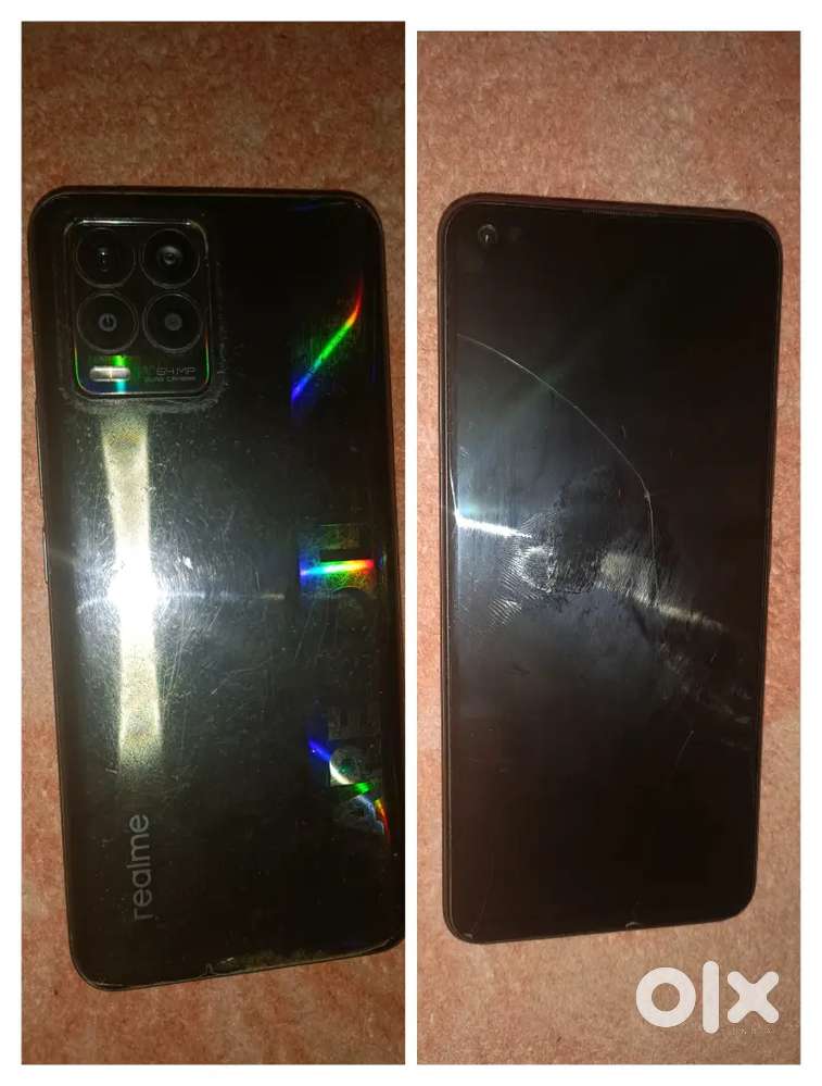 Realme 8s 5g display crack normal