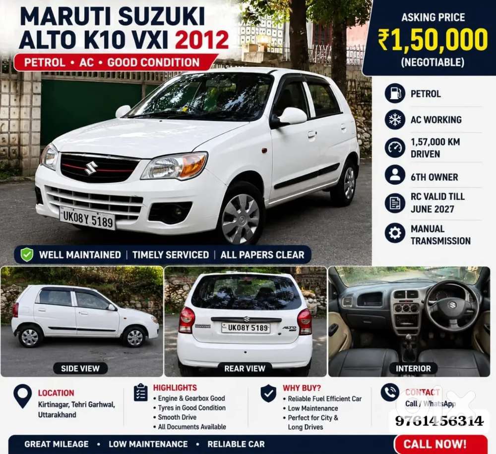 Alto K10 Maruti Suzuki 2012...
