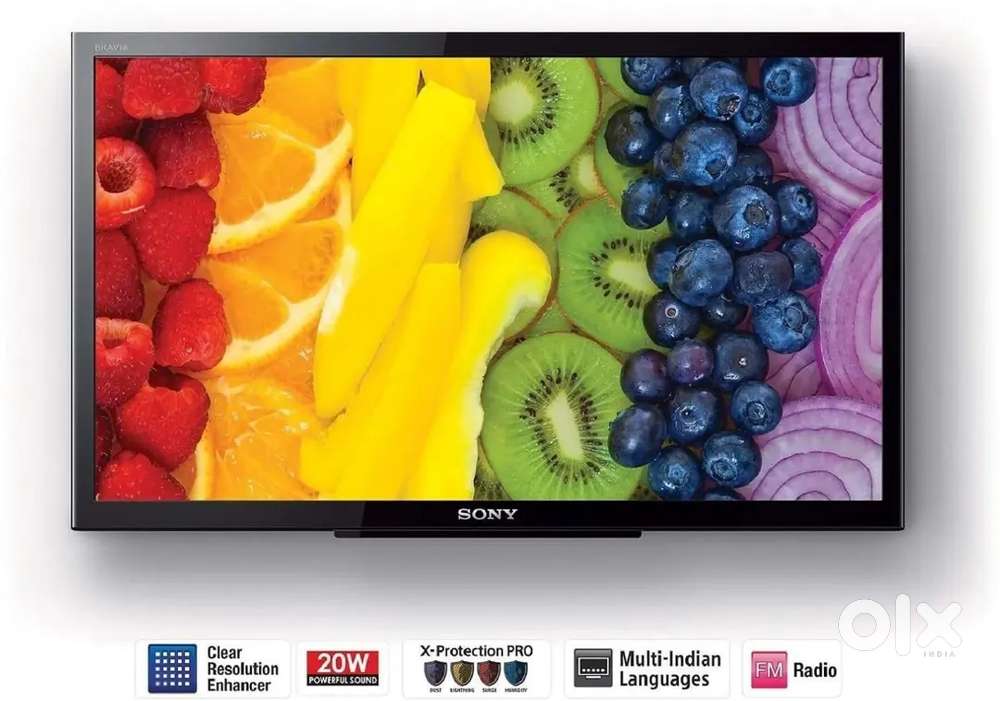 1 sony tv 24 inch and 1 amazon fire stec 2 gaming speekars