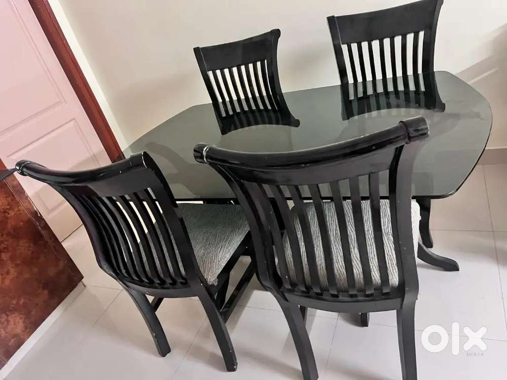 Wooden dining table