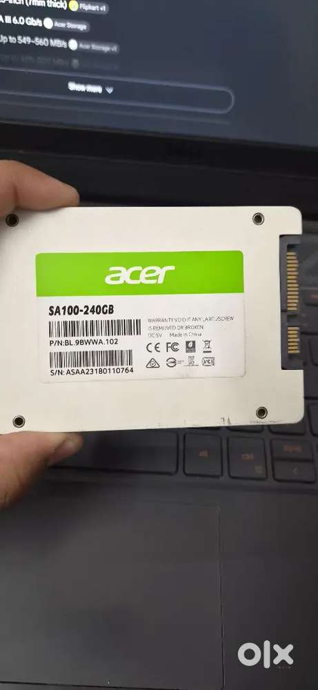 Acer 240GB SATA SSD|2.5| Fully working