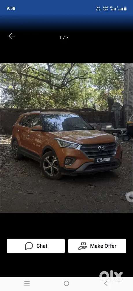 Hyundai Creta Facelift 19 Petrol 68500 Km Driven