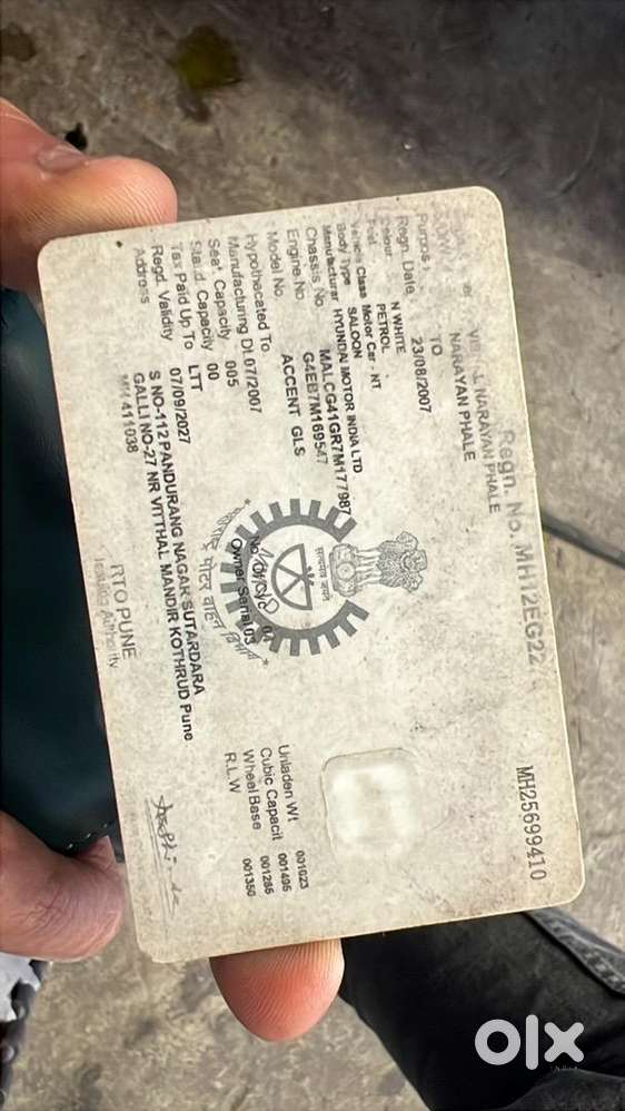 Hyundai Accent 2007 Cng & Hybrids Good Condition