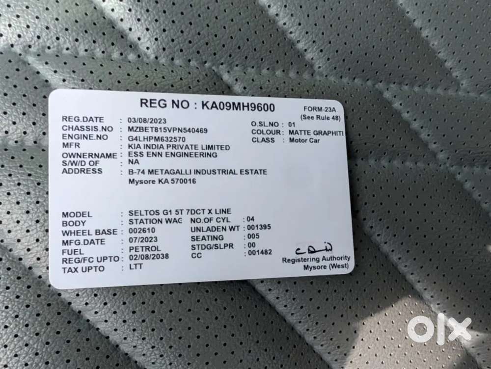 Kia Seltos 2023 Petrol Well Maintained