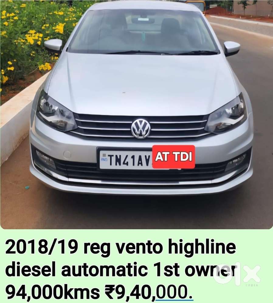 Volkswagen Vento 1.5l Tdi Highline Plus At Diesel, 2018, Diesel