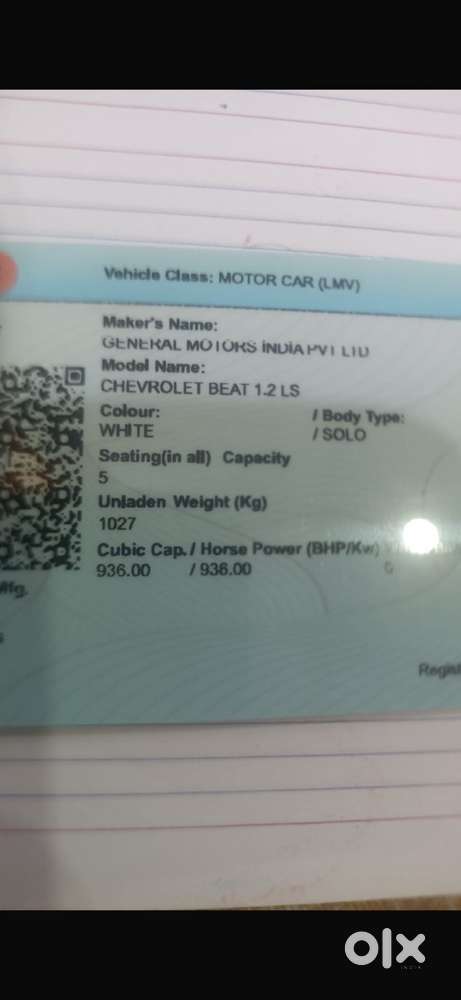 Chevrolet Beat 2011 Diesel 85000 Km Driven