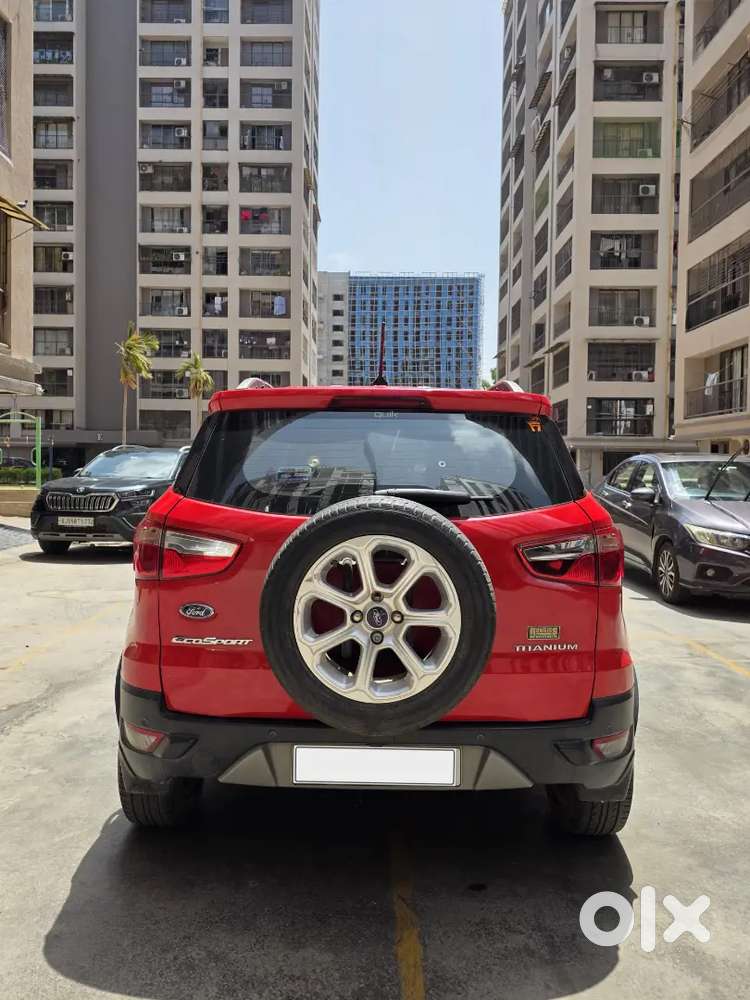 Ford Ecosport Titanium+ Automatic  Single Owner  Race Red Colour