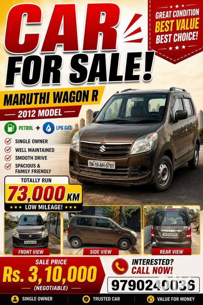 Maruti Suzuki Wagon R Duo 2012
