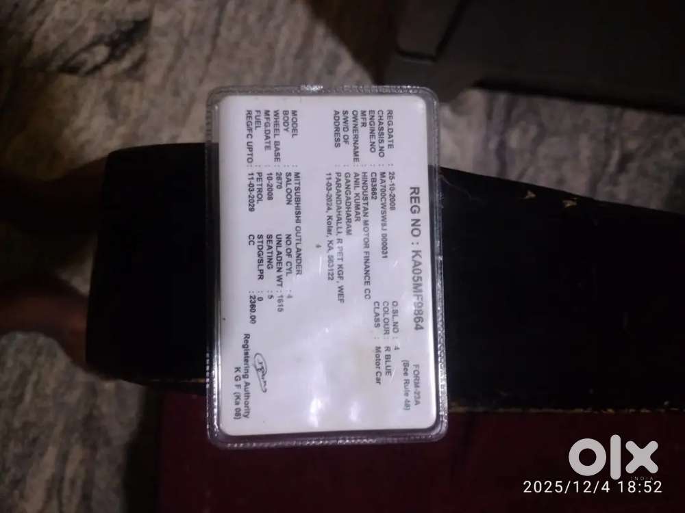 Mitsubishi Outlander 2008 Petrol