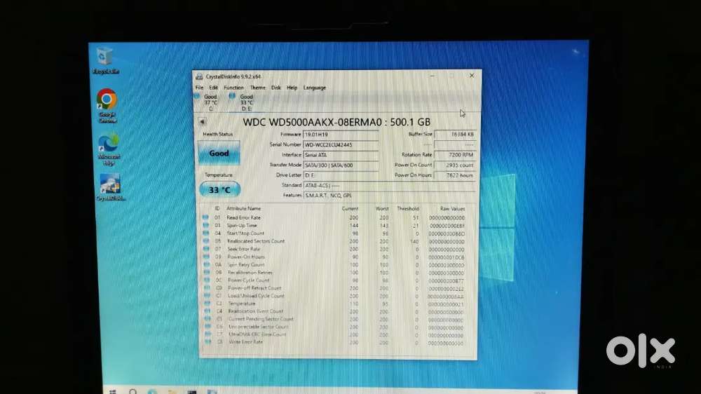 WD Blue 500GB SATA HDD – WD5000AAKX – 7200 RPM – 16MB Cache