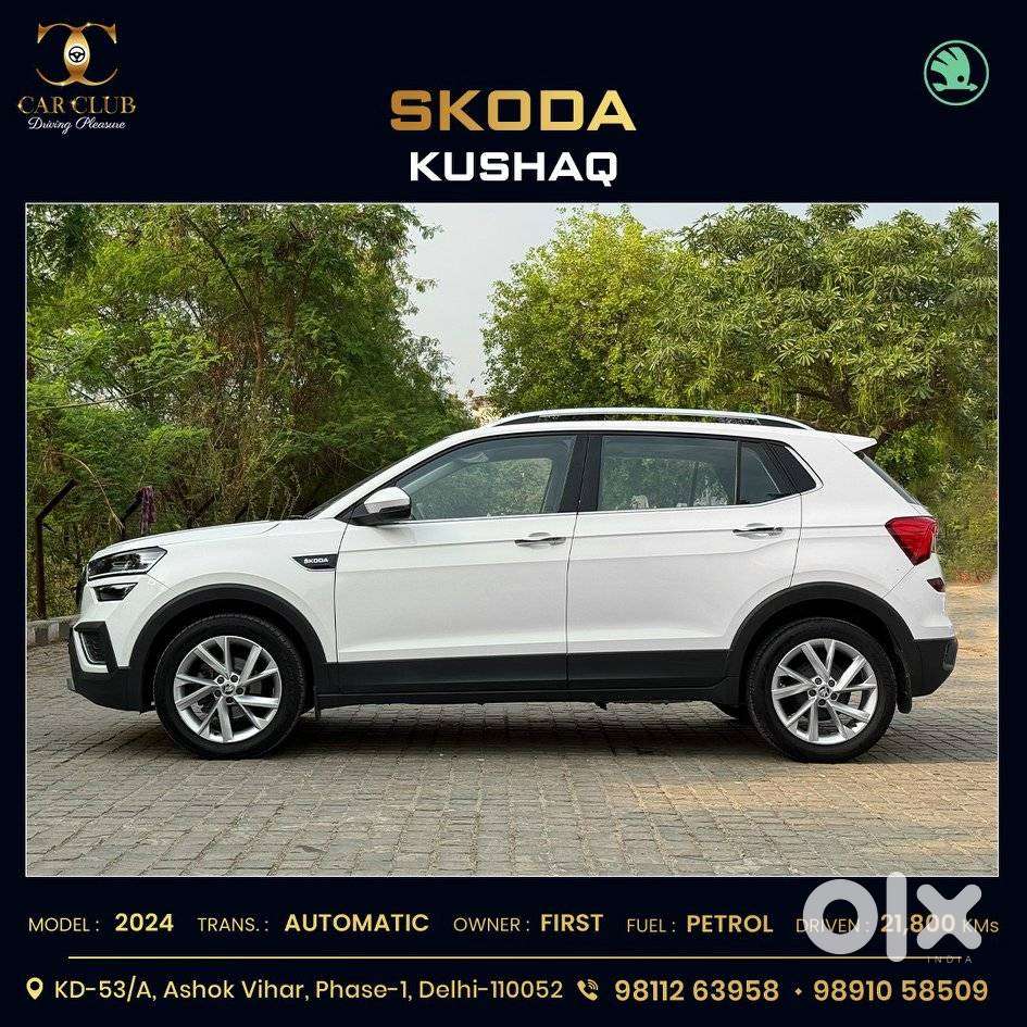 Skoda Kushaq 1.0 Tsi Style At (6 Airbags), 2024, Petrol