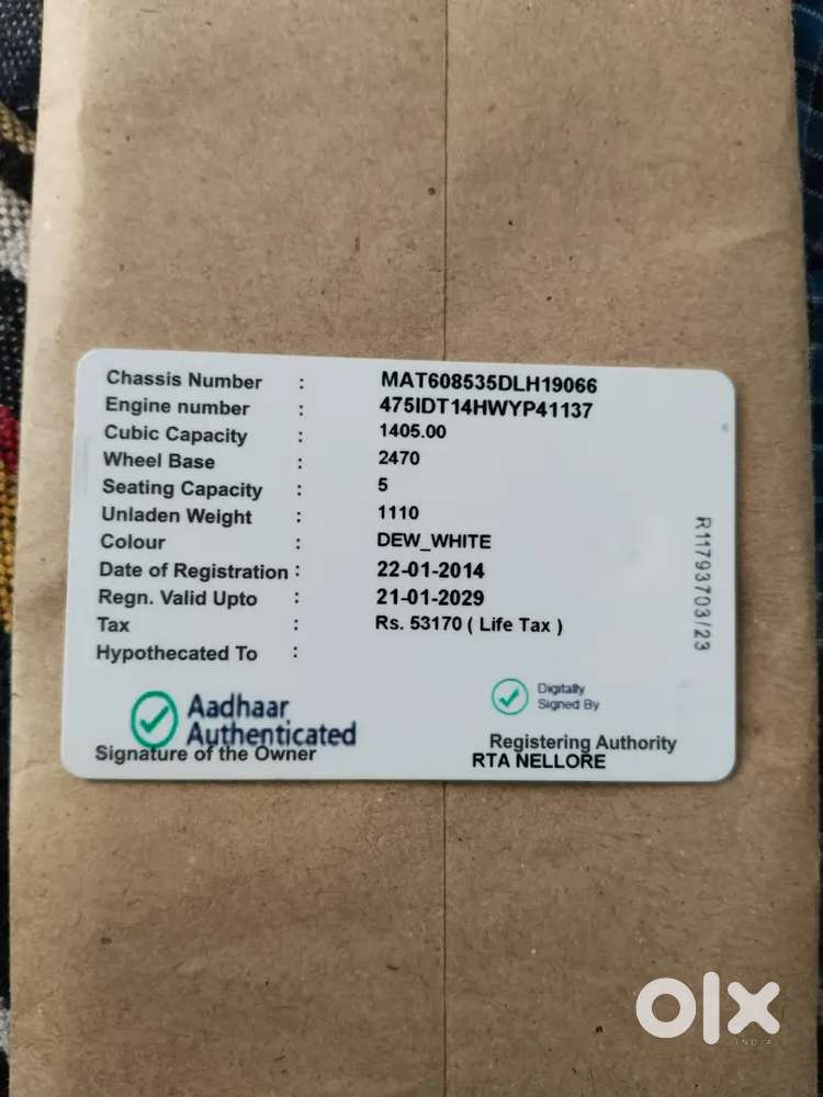 Tata Indica Vista 2013 Diesel Good Condition