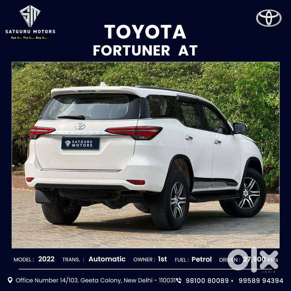 Toyota Fortuner 4x2 At 2.7 Petrol, 2022, Petrol
