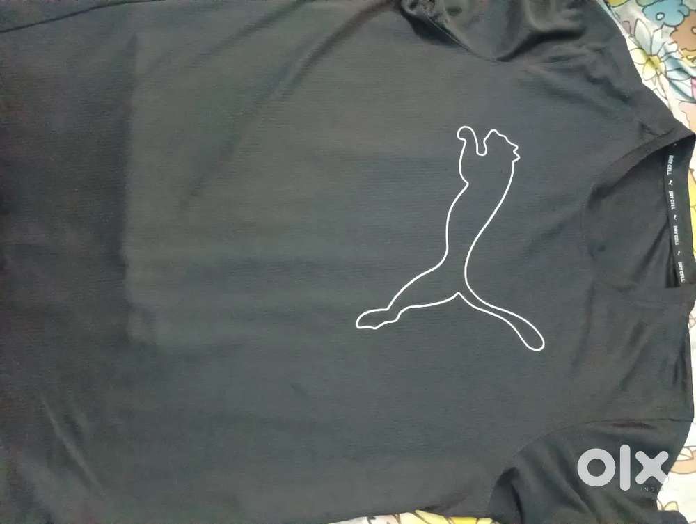 Puma brand black t shirt