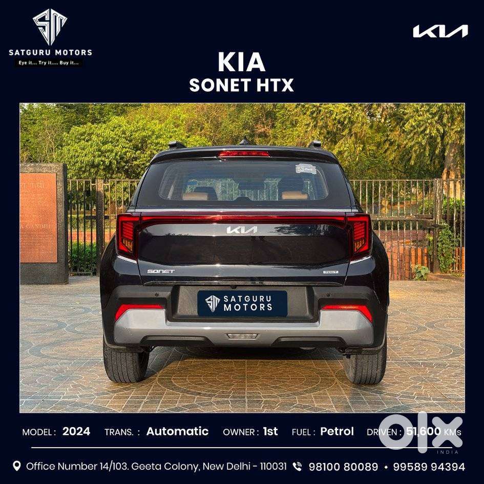 Kia Sonet 1.0 Htx Dct Anniversary Edition, 2024, Petrol