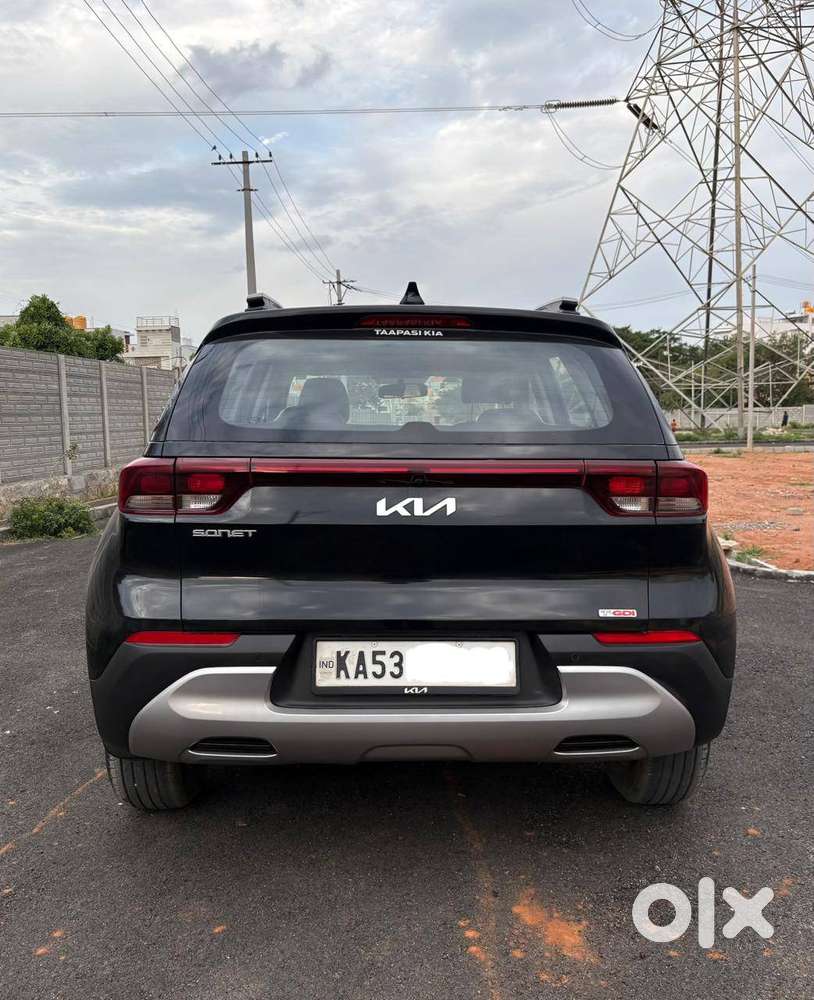 Kia Sonet Htk Plus 1.0 Turbo Imt  Black  First Owner  Only 9,500 Km