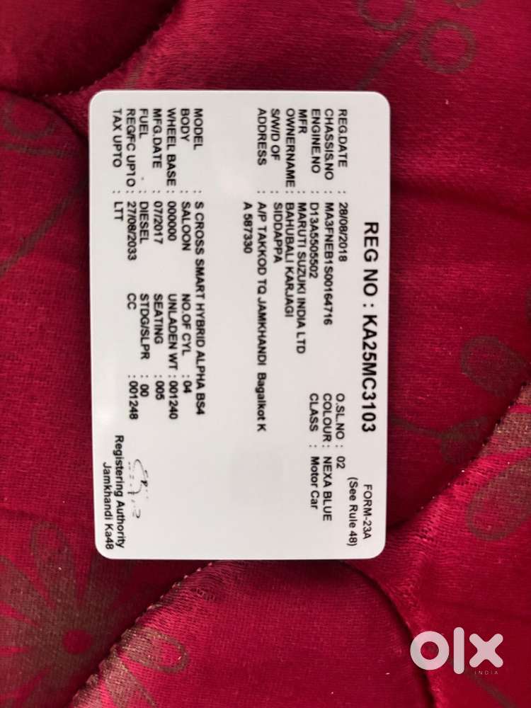 Maruti Suzuki S Cross Alpha Shvs At, 2017, Diesel