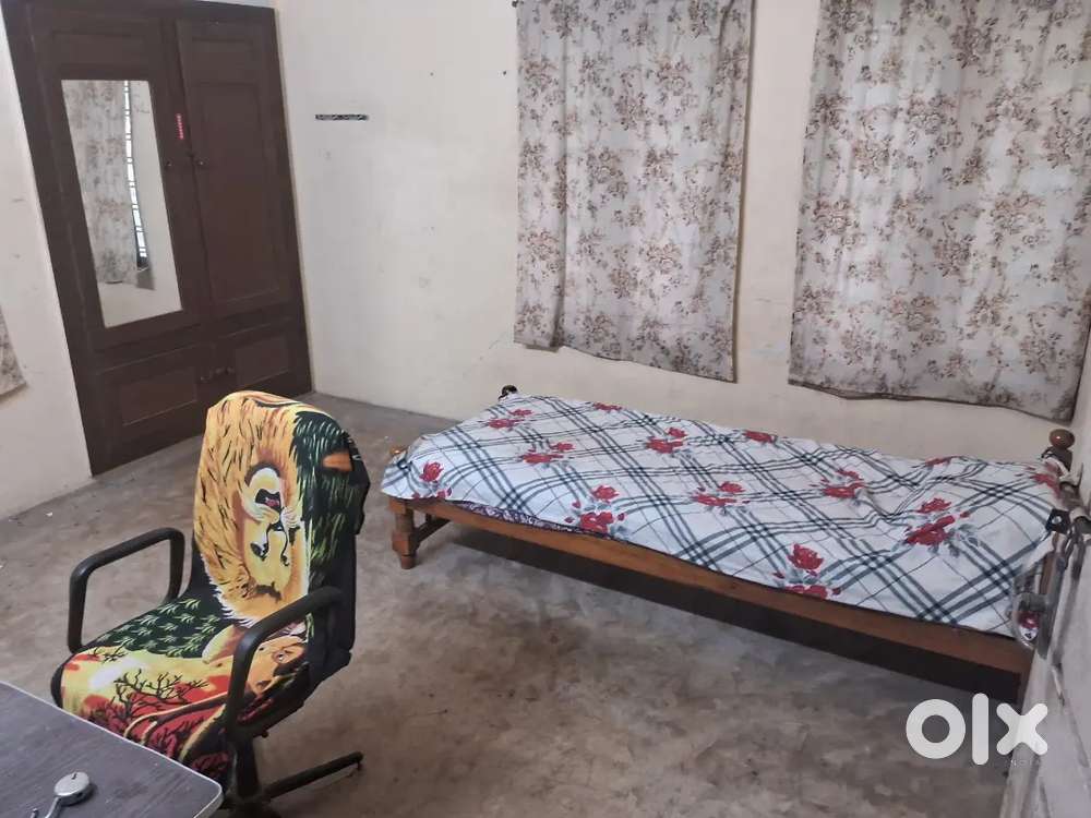 One single room attached bathroom for bachelor's only. Adoor town
