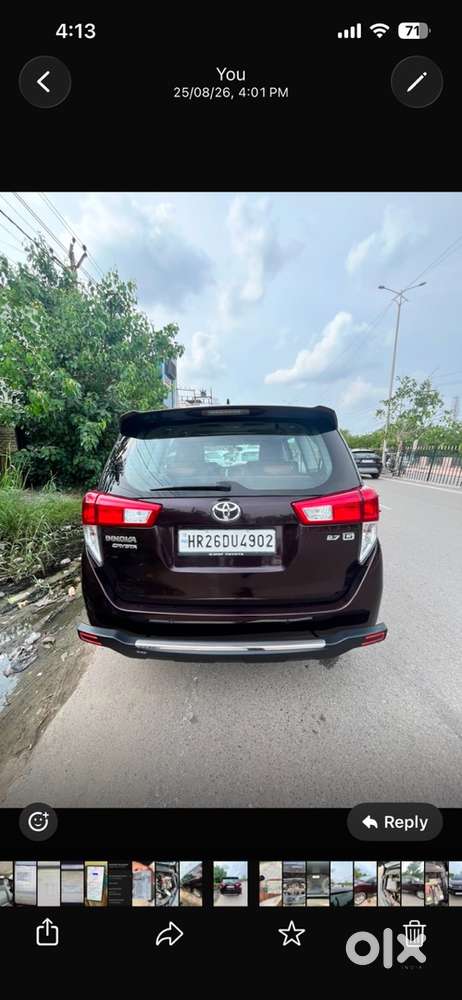 Toyota Innova Crysta Petrol Automatic 2018