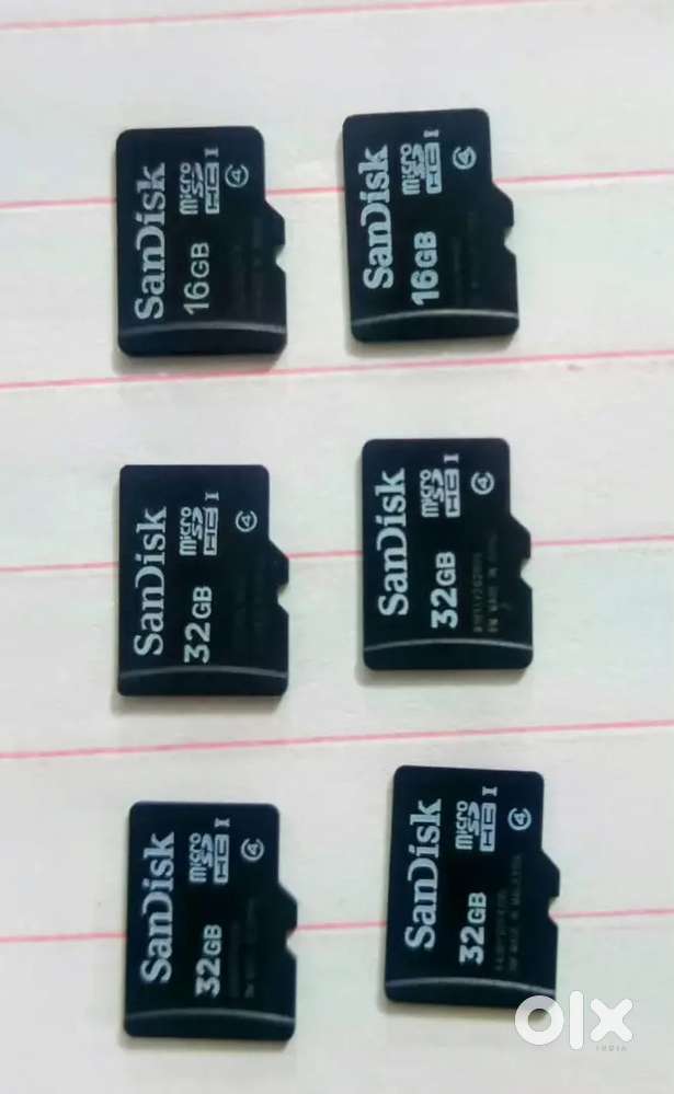 SANDISK MEMORY CARDS (100% Health & Performance)