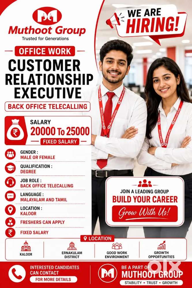 BACK OFFICE TELECALLING VACANCY