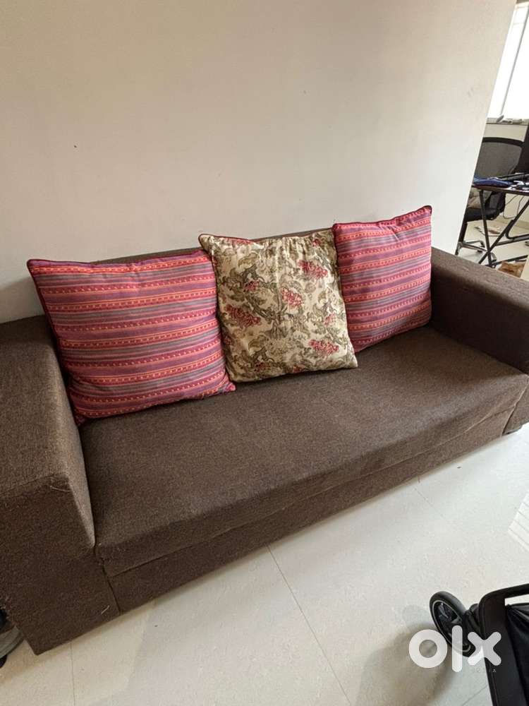 Sofa 3+2 brown colour