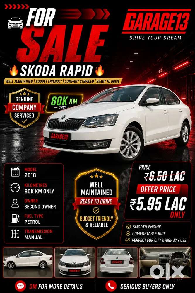 Skoda Rapid Tsi Active, 2018 Year