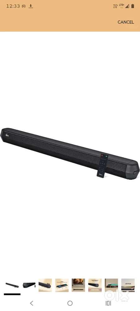 FINGERS Octane-65 Multimedia Sound Bar with Powerful 65 Watts, 2.0 Cha